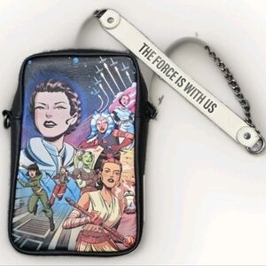 adidas Black and White Graphic Tote with Tag Detail